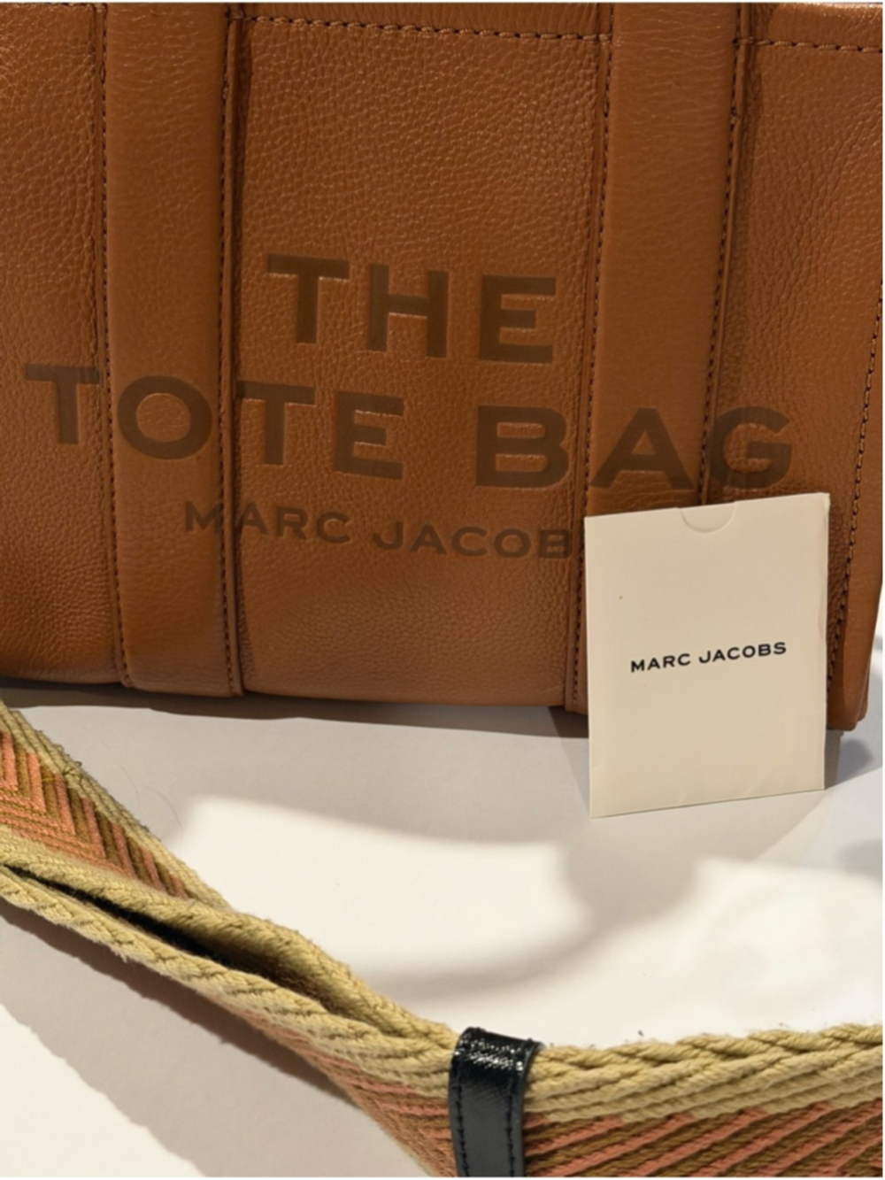 Marc Jacobs Leather Small Tote Argan Oil - EUC - Picture 8 of 11